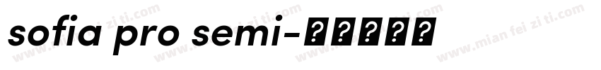 sofia pro semi字体转换